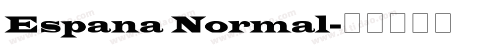 Espana Normal字体转换